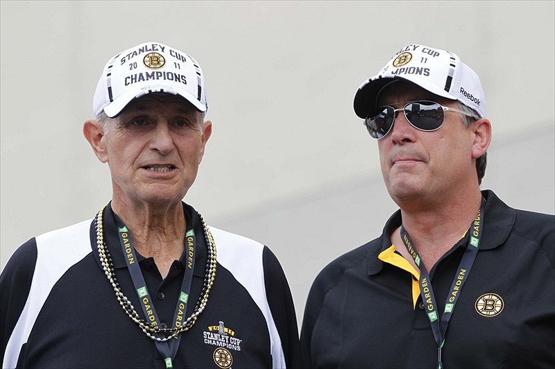 Boston Bruins owner Jeremy Jacobs and team president Cam Neely