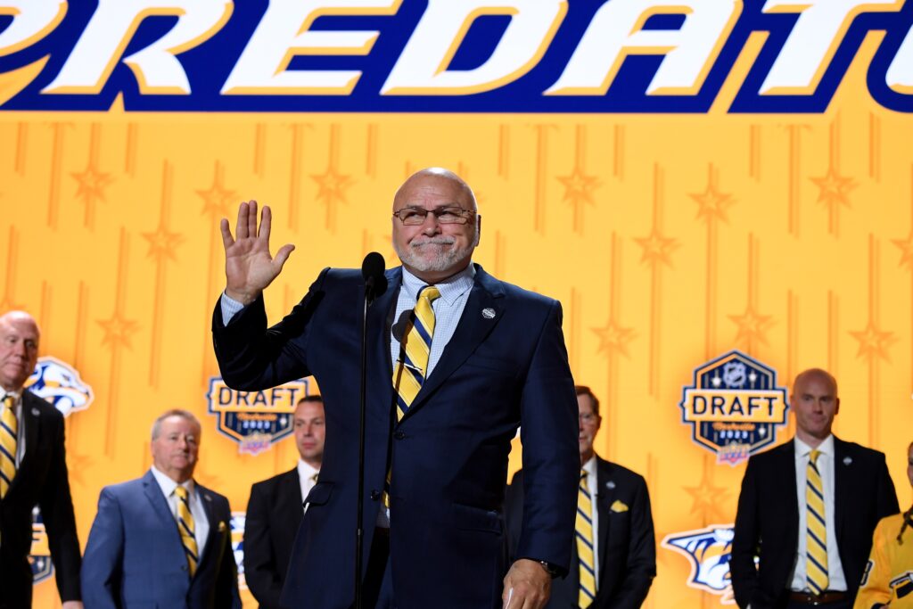 Nashville Predators general manager Barry Trotz
