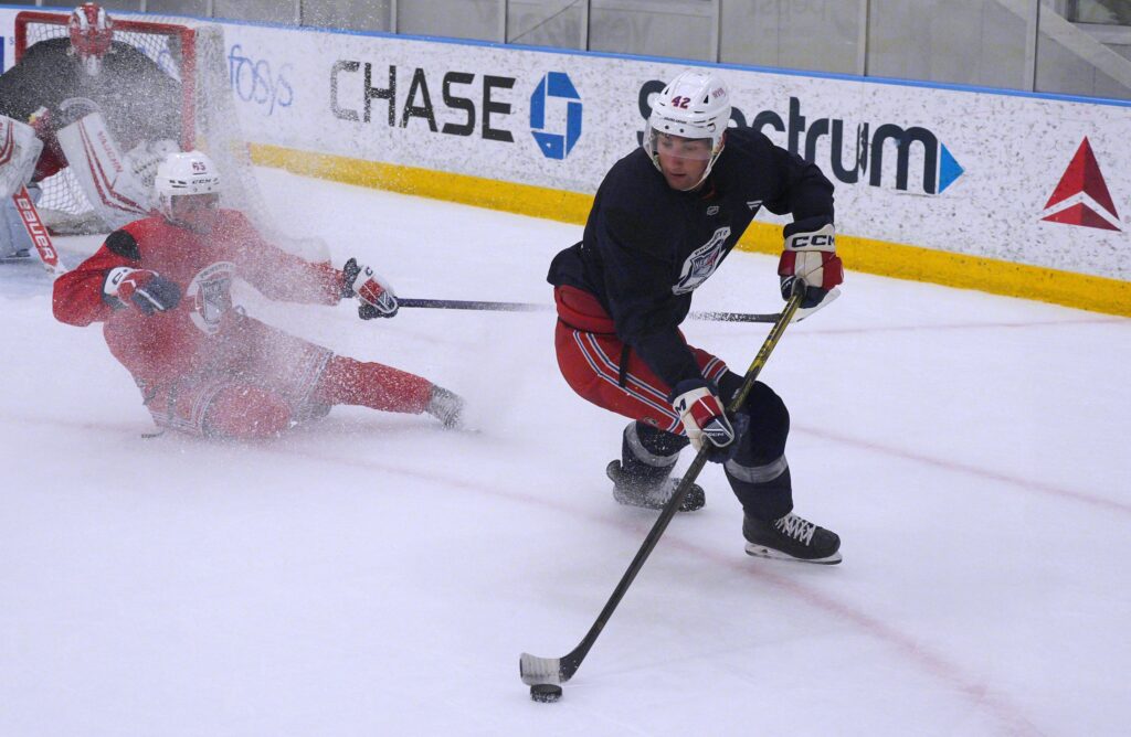 New York Rangers prospect Noah Laba