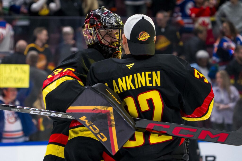 Thatcher Demko Kevin Lankinen Vancouver Canucks