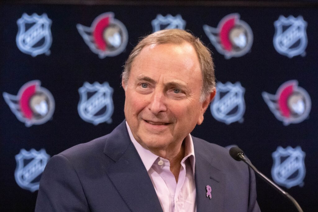 NHL commissioner Gary Bettman